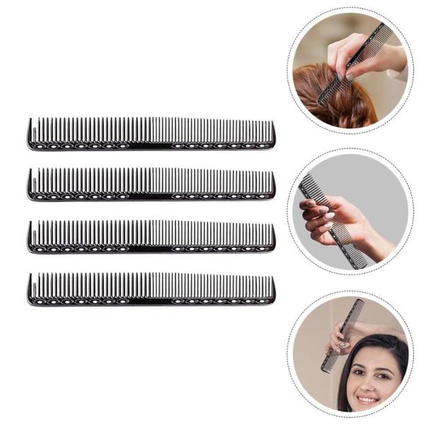 hair brushes 4pcs fine and wide tooth combs barber comb for cutting styling, Silver
hair brushes 4pcs fine and wide tooth combs barber comb for cutting styling, Silver