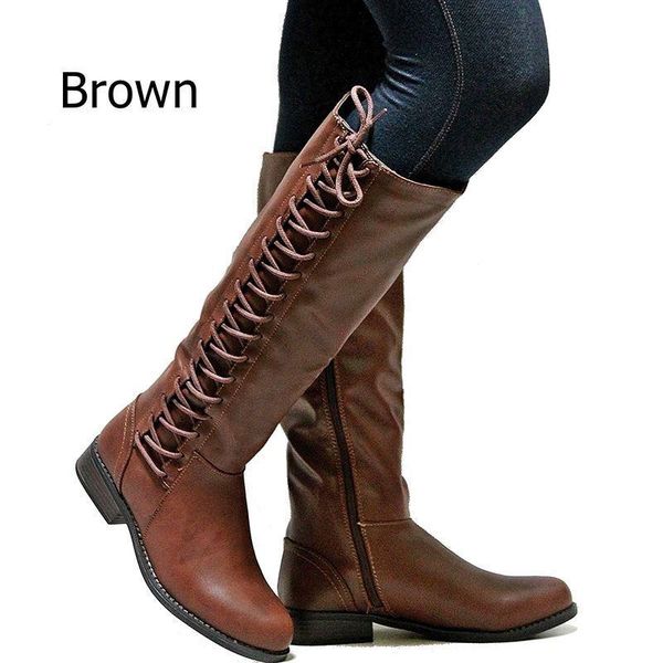 boots fashion shoes woman over the knee female square heels lace up cowboy long motorcycle horse riding botas, Black
boots fashion shoes woman over the knee female square heels lace up cowboy long motorcycle horse riding botas, Black