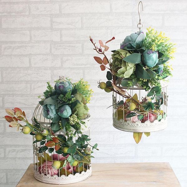decorative flowers & wreaths european-style retro iron decoration birdcage flower simulation wedding props window home table sitting room to
decorative flowers & wreaths european-style retro iron decoration birdcage flower simulation wedding props window home table sitting room to