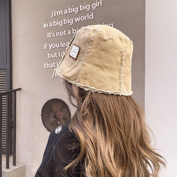 2021 new make old xiaozhongchao brand bucket hat show small basin hat women's versatile cloth fisherman's hat, Blue;gray
2021 new make old xiaozhongchao brand bucket hat show small basin hat women's versatile cloth fisherman's hat, Blue;gray