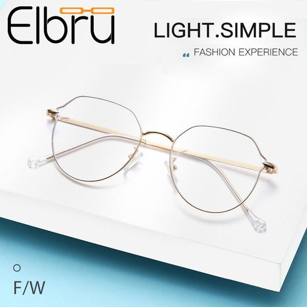 elbru vintage clear lens optical glasses anti blue light frame for women men fashion metal irregular eyeglass sunglasses frames, Black
elbru vintage clear lens optical glasses anti blue light frame for women men fashion metal irregular eyeglass sunglasses frames, Black
