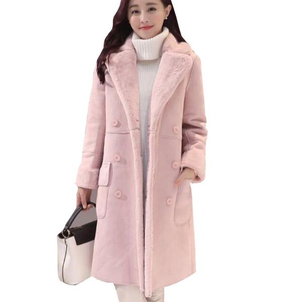 women's jackets winter woolen jacket women long thick double breasted faux deerskin lamb wool coat windbreaker zy3631, Black;brown
women's jackets winter woolen jacket women long thick double breasted faux deerskin lamb wool coat windbreaker zy3631, Black;brown