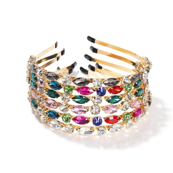 dvacaman bohemia colorful multicolor glass crystal headband for women charm shiny rhinestone hairband jewelry bridal accessories hair clips, Golden;silver
dvacaman bohemia colorful multicolor glass crystal headband for women charm shiny rhinestone hairband jewelry bridal accessories hair clips, Golden;silver