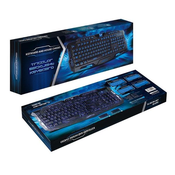 three-color backlit wired game mouse keyboard set seven color luminous english version combos
three-color backlit wired game mouse keyboard set seven color luminous english version combos