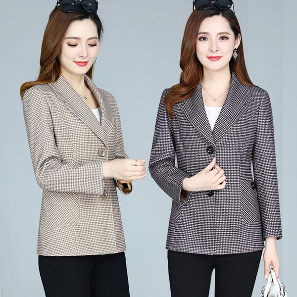 houndstooth jackets women fashion pockets suit coats ladies elegant long sleeve single-breasted plus size female women's, Black;brown
houndstooth jackets women fashion pockets suit coats ladies elegant long sleeve single-breasted plus size female women's, Black;brown