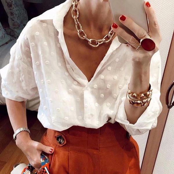 women's blouses & shirts half see through office ladies chiffon oversize loose women and black white blusas femininas elegante
women's blouses & shirts half see through office ladies chiffon oversize loose women and black white blusas femininas elegante