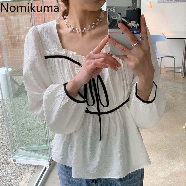 nomikuma square collar puff sleeve blouse bow tie korean sweet doll shirt new causal blusas mujer de moda 6e971 210427, White
nomikuma square collar puff sleeve blouse bow tie korean sweet doll shirt new causal blusas mujer de moda 6e971 210427, White