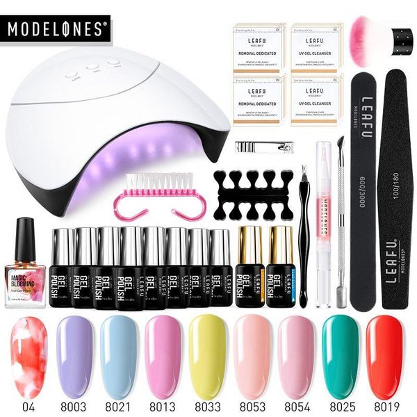 modelones 23pcs/set 36w led lamp nail gel polish kit soak off uv/led art manicure tools set semi permanent blossom gel1
modelones 23pcs/set 36w led lamp nail gel polish kit soak off uv/led art manicure tools set semi permanent blossom gel1