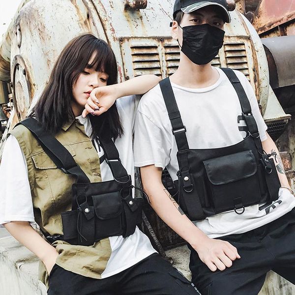 fashion nylon chest rig bags black vest hip hop streetwear functional tactical harness kanye west wist pack bag waist
fashion nylon chest rig bags black vest hip hop streetwear functional tactical harness kanye west wist pack bag waist