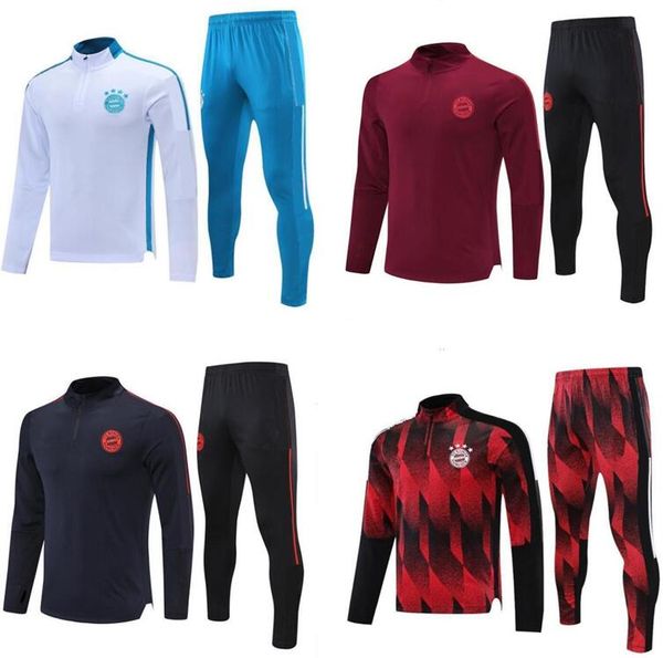 new 21 22 bayern long sleeve tracksuit jacket survetement munich 2021 2022 vidal lewandowski muller football jackets soccer training suitbhk, Black
new 21 22 bayern long sleeve tracksuit jacket survetement munich 2021 2022 vidal lewandowski muller football jackets soccer training suitbhk, Black