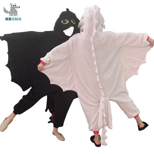 hksng new kigurumi dragon onesies winter flannel pajamas halloween party cosplay costume jumpsuit, Black;white
hksng new kigurumi dragon onesies winter flannel pajamas halloween party cosplay costume jumpsuit, Black;white