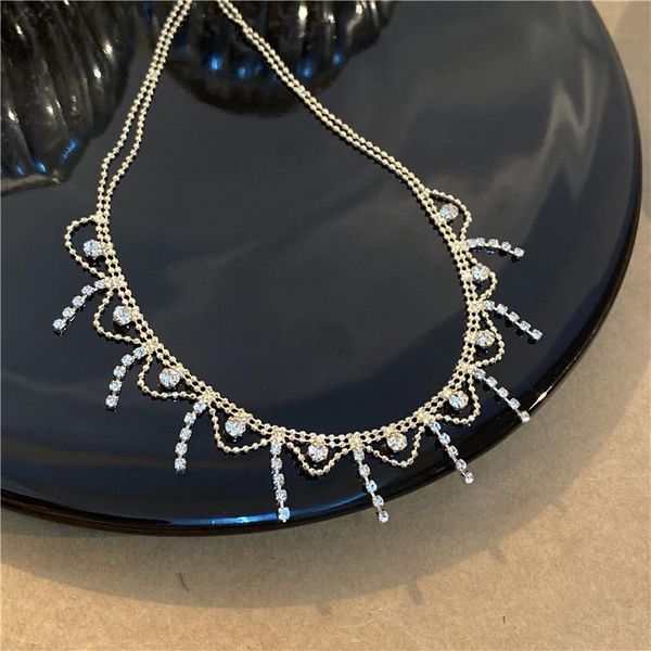 chokers cool wind sen department super fairy tassel clavicle chain korean minority short style choker necklace femal, Golden;silver
chokers cool wind sen department super fairy tassel clavicle chain korean minority short style choker necklace femal, Golden;silver