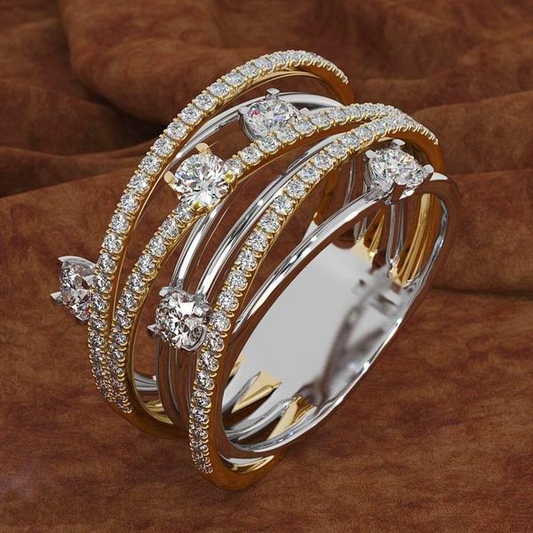 wedding rings luxury female crystal zircon stone ring cute fashion silver rose gold promise love engagement for women, Slivery;golden
wedding rings luxury female crystal zircon stone ring cute fashion silver rose gold promise love engagement for women, Slivery;golden