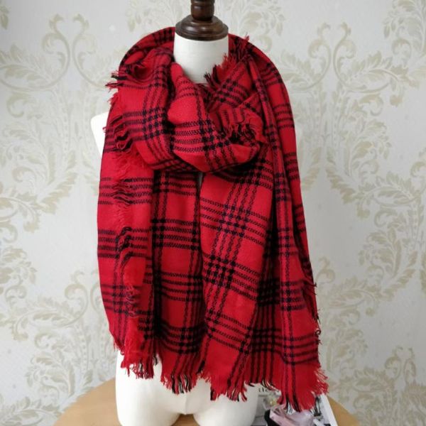 scarves fashion foreign trade koreanpreppy styl ladies plaid warm scarf shawl cashmere winter thickening style to show temperament, Blue;gray
scarves fashion foreign trade koreanpreppy styl ladies plaid warm scarf shawl cashmere winter thickening style to show temperament, Blue;gray