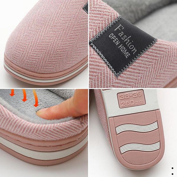women winter house slippers warm plush ladies indoor couple shoes woman slipper home non slip female platform footwear 2021, Black
women winter house slippers warm plush ladies indoor couple shoes woman slipper home non slip female platform footwear 2021, Black