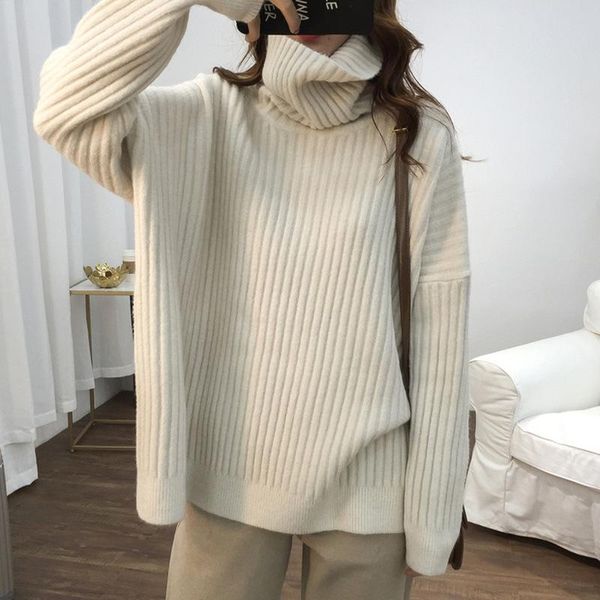women's sweaters sweater,vertical stripe pullover sweater women's,korean-style loose thick laziness-style long sleeve, White;black
women's sweaters sweater,vertical stripe pullover sweater women's,korean-style loose thick laziness-style long sleeve, White;black