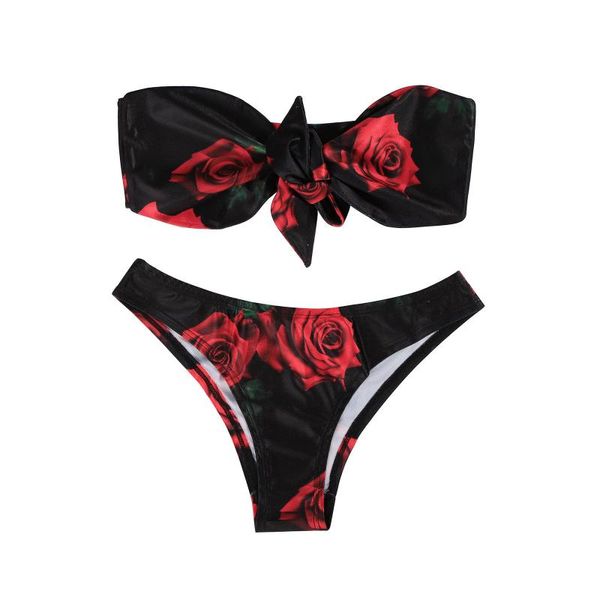 women's swimwear bandage bandeau bikini print split bathing suit two piece swimsuit beach bikinis 2021 tankini plus size, White;black
women's swimwear bandage bandeau bikini print split bathing suit two piece swimsuit beach bikinis 2021 tankini plus size, White;black