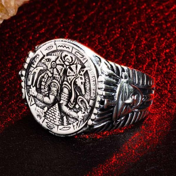 cluster rings vintage ancient egypt om warrior silver ring men solid 925 sterling, Golden;silver
cluster rings vintage ancient egypt om warrior silver ring men solid 925 sterling, Golden;silver