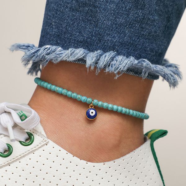 s2481 fashion jewelry beads evil eye anklet turquoise beaded blue eyes pendant anklets, Red;blue
s2481 fashion jewelry beads evil eye anklet turquoise beaded blue eyes pendant anklets, Red;blue