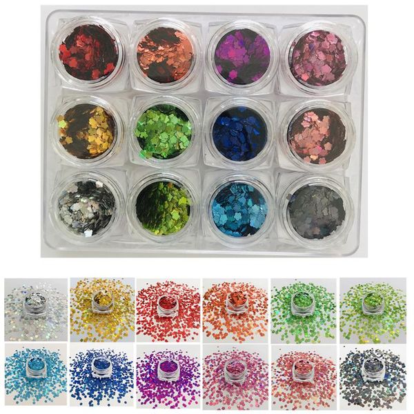 nail glitter prettyg 1 box 12c flower shape 3mm solvent resistant holographic gel art decoration handwork diy accessories., Silver;gold
nail glitter prettyg 1 box 12c flower shape 3mm solvent resistant holographic gel art decoration handwork diy accessories., Silver;gold