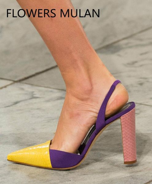 yellow colorblock jasmine shoes leather dress pumps woman genuine high heel slingbacks sandals runway lady, Black
yellow colorblock jasmine shoes leather dress pumps woman genuine high heel slingbacks sandals runway lady, Black