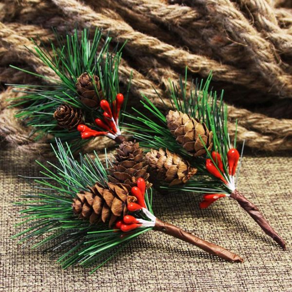 10pcs artificial flower christmas red berry and pine cone with branches decorations home party decor crafts decorative flowers & wreaths
10pcs artificial flower christmas red berry and pine cone with branches decorations home party decor crafts decorative flowers & wreaths