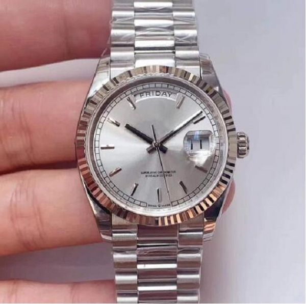 fashion men automatic self-wind 41mm rose gold watch green dial sapphire glass stainless steel daydate no battery 2813 sweeping, Slivery;brown 
fashion men automatic self-wind 41mm rose gold watch green dial sapphire glass stainless steel daydate no battery 2813 sweeping, Slivery;brown