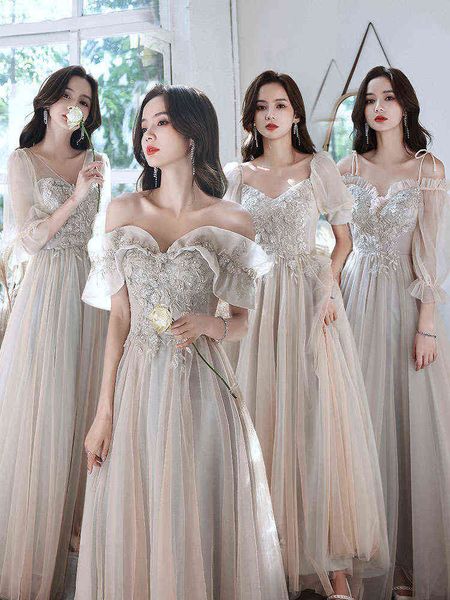 prom luxury boutique occasion dresses minority bridmaid 's summer 2021 high-grade xianqi girlfriends sisters group shows a thin and lon, Black
prom luxury boutique occasion dresses minority bridmaid 's summer 2021 high-grade xianqi girlfriends sisters group shows a thin and lon, Black
