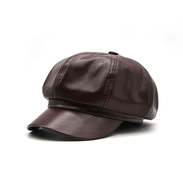 berets women's hats pu leather beret hat winter men painter sboy cap male vintage female black england style, Blue;gray
berets women's hats pu leather beret hat winter men painter sboy cap male vintage female black england style, Blue;gray