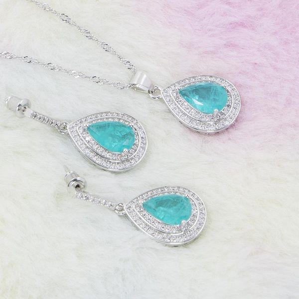 earrings & necklace funmode style blue water drop dress accessories pendientes wedding jewelry set for women bijoux corail wholesale fs165, Silver
earrings & necklace funmode style blue water drop dress accessories pendientes wedding jewelry set for women bijoux corail wholesale fs165, Silver