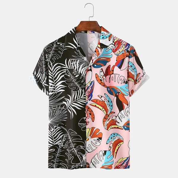 fashion colorblock print shirt men hawaiian short sleeve summer mens casual beach mannen oversized shirts homme men's, White;black
fashion colorblock print shirt men hawaiian short sleeve summer mens casual beach mannen oversized shirts homme men's, White;black