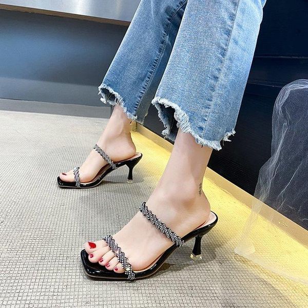 slippers shoes heels slipers women square toe low rubber flip flops luxury slides high thin 2021 summer hawaiian designer fabric, Black
slippers shoes heels slipers women square toe low rubber flip flops luxury slides high thin 2021 summer hawaiian designer fabric, Black