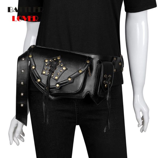 waist bags men's steampunk pounch blet black leather retro rock cool gothic accessories bag costumes women burlesque pocket belt
waist bags men's steampunk pounch blet black leather retro rock cool gothic accessories bag costumes women burlesque pocket belt