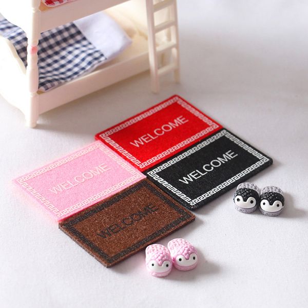 112 dollhouse miniature floor decoration welcome carpet mini slippers doll house accesssories for dollhouse decals new
112 dollhouse miniature floor decoration welcome carpet mini slippers doll house accesssories for dollhouse decals new