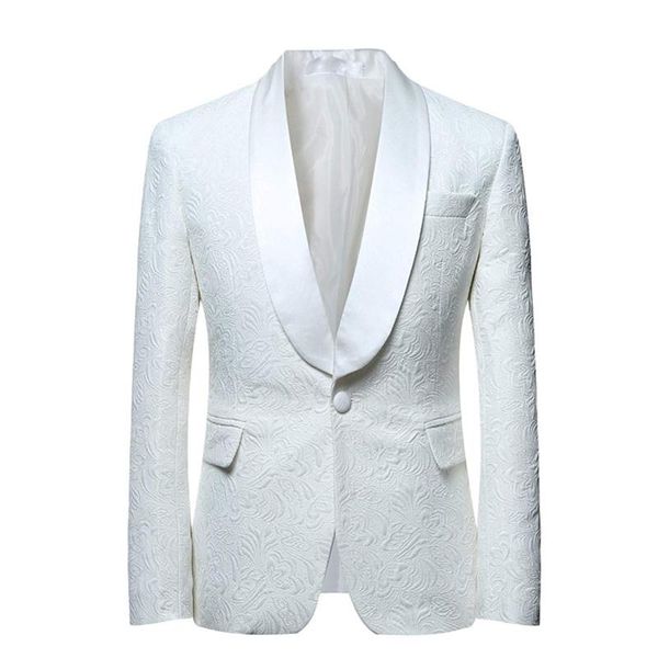 men's suits & blazers luxury style shawl collar one button 2 pieces slim fit fashion trendy bridegroom wedding tuxedos dinner party wea, White;black
men's suits & blazers luxury style shawl collar one button 2 pieces slim fit fashion trendy bridegroom wedding tuxedos dinner party wea, White;black