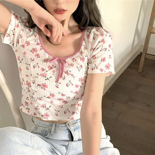 women's t-shirt flower print t-shirt ins trendy short slim design sense niche short-sleeved 2021 summer 4mp7, White
women's t-shirt flower print t-shirt ins trendy short slim design sense niche short-sleeved 2021 summer 4mp7, White
