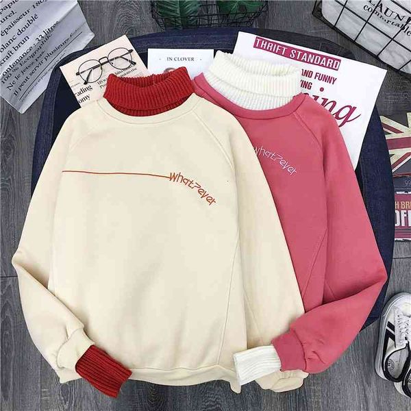 women's & autumn women sweatshirt hoodie korean ulzzang harajuku patchwork wool pullover sweatshirts female fleece long sleeve hoodies, Black
women's & autumn women sweatshirt hoodie korean ulzzang harajuku patchwork wool pullover sweatshirts female fleece long sleeve hoodies, Black