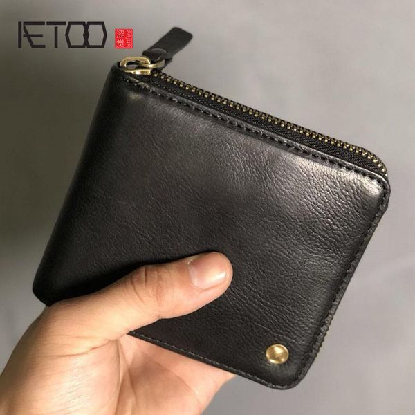 wallets aetoo head leather men's small wallet, short cross-zip retro wallet, Red;black
wallets aetoo head leather men's small wallet, short cross-zip retro wallet, Red;black