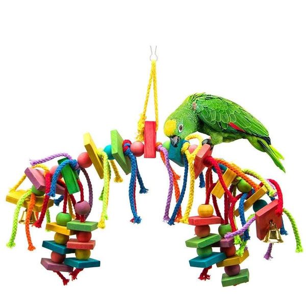 other bird supplies knots block chewing toys-parrot toys (for large birds macaw african greys parakeets cockatiels conures medium coc
other bird supplies knots block chewing toys-parrot toys (for large birds macaw african greys parakeets cockatiels conures medium coc