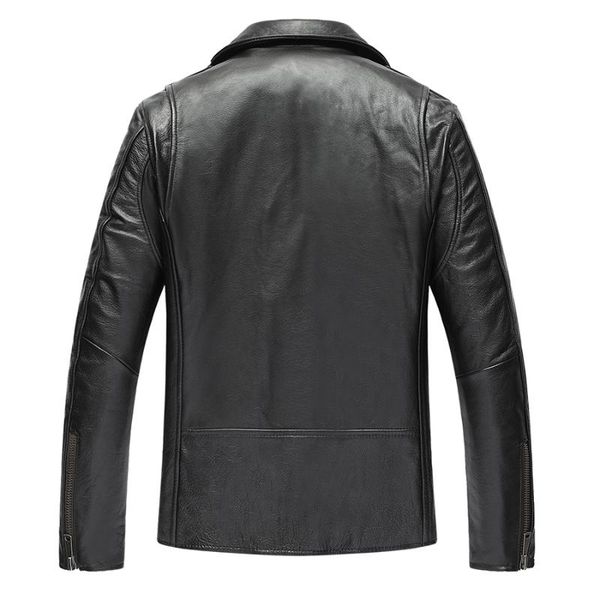 men's leather & faux genuine jacket men real cow bomber jackets autumn winter warm motocycle plus size 19-817 mf603, Black
men's leather & faux genuine jacket men real cow bomber jackets autumn winter warm motocycle plus size 19-817 mf603, Black