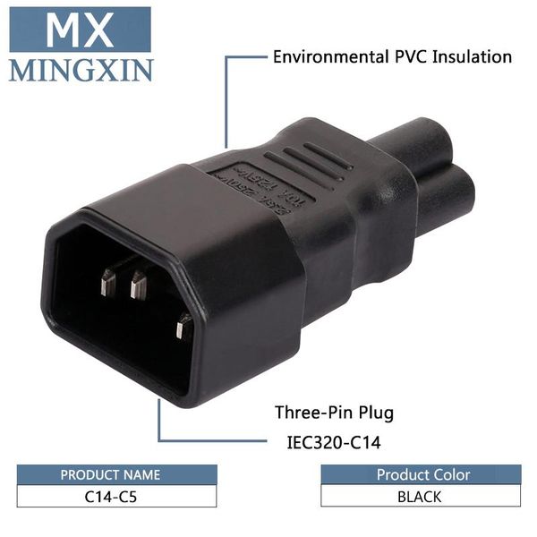 smart power plugs iec 320 c14 for c5, c5 to ac adapter pdu ups female plug converter modification
smart power plugs iec 320 c14 for c5, c5 to ac adapter pdu ups female plug converter modification