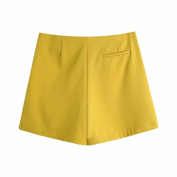 women's shorts women fashion yellow bouble breasted sumemr pockets solid casual slim side zipper chic female streetwear, White;black
women's shorts women fashion yellow bouble breasted sumemr pockets solid casual slim side zipper chic female streetwear, White;black