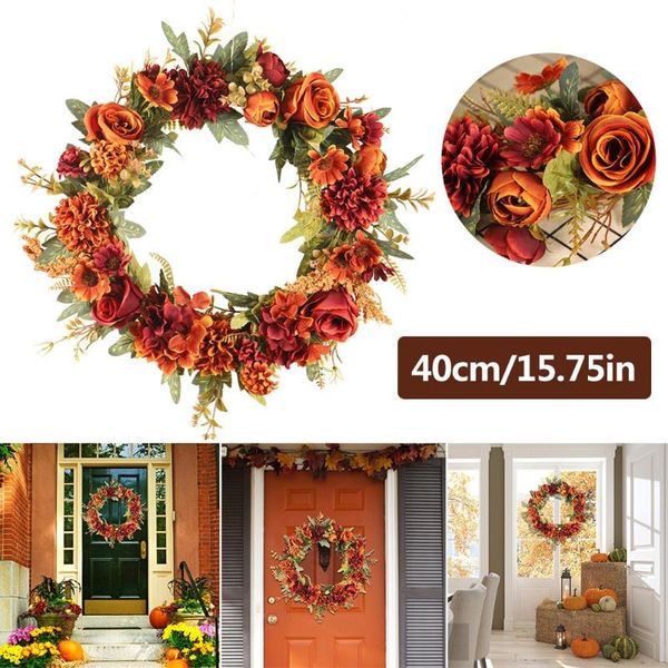 christmas decoration40cm artificial wreath durable beautiful rose fall decoration garland for home window wedding holiday decorative flowers
christmas decoration40cm artificial wreath durable beautiful rose fall decoration garland for home window wedding holiday decorative flowers