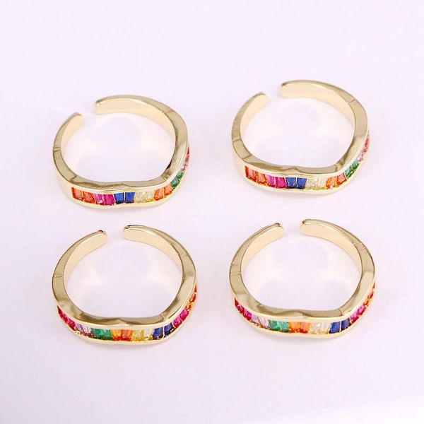 cluster rings 6pcs, fashion crystal micro pave cz female gold color rainbow jewelry colorful adjustable, Golden;silver
cluster rings 6pcs, fashion crystal micro pave cz female gold color rainbow jewelry colorful adjustable, Golden;silver
