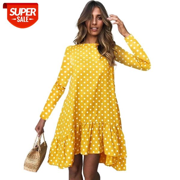 women autumn dress fashion polka dot chiffon long sleeve o neck ruffle female casual yellow 2020 retro vestido mujer #x56d, White;black
women autumn dress fashion polka dot chiffon long sleeve o neck ruffle female casual yellow 2020 retro vestido mujer #x56d, White;black