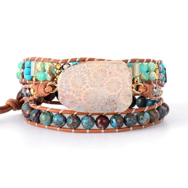 tennis women wrap bracelet natural japser crystal leather rope bracelets bohemia beads gift cuff drop, Golden;silver
tennis women wrap bracelet natural japser crystal leather rope bracelets bohemia beads gift cuff drop, Golden;silver