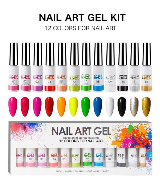 nail gel 12bottles neon art polish 8ml paint line brush uv/led drawing varnish pull liner pen salon lacquer painting 1s, Red;pink
nail gel 12bottles neon art polish 8ml paint line brush uv/led drawing varnish pull liner pen salon lacquer painting 1s, Red;pink