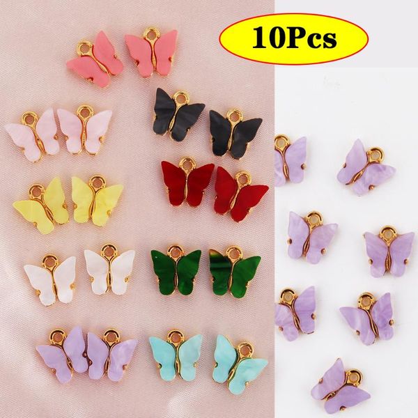 charms 10pcs/set cute butterfly jewelry accessories fashion multicolor charm for making diy earrings necklaces ornaments, Bronze;silver
charms 10pcs/set cute butterfly jewelry accessories fashion multicolor charm for making diy earrings necklaces ornaments, Bronze;silver