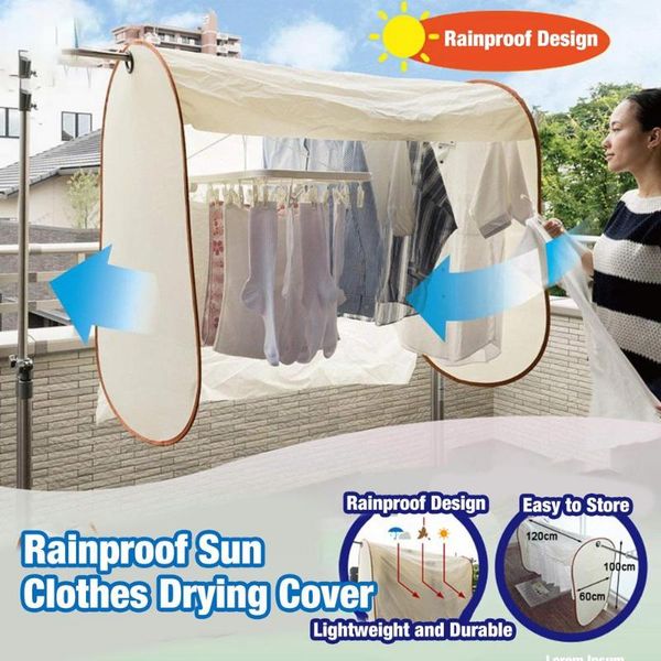 clothing & wardrobe storage drying rack dust cover dustproof rainproof sun protection clothes garment breathable protector
clothing & wardrobe storage drying rack dust cover dustproof rainproof sun protection clothes garment breathable protector
