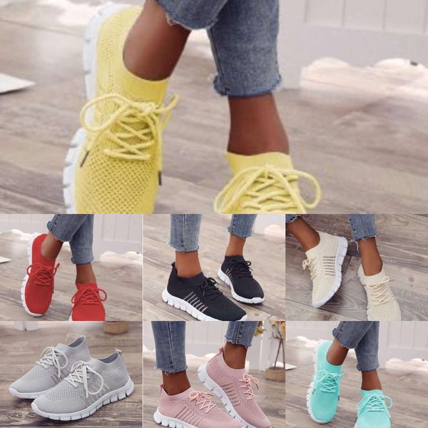 Casual shoes 2021 new large black solid color flying net shoes breathable sports leisure soft sole comfortable light women's 9U3S ELYT V2DX, Yellow
Casual shoes 2021 new large black solid color flying net shoes breathable sports leisure soft sole comfortable light women's 9U3S ELYT V2DX, Yellow